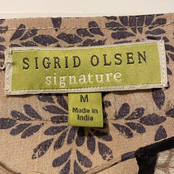 Sigrid Olsen Signature blouse size M - Picture 2 of 3